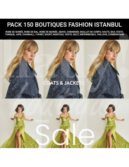 Pack 150 Fashion mode Grossiste Turquie Business list yellow directory turkey - 1
