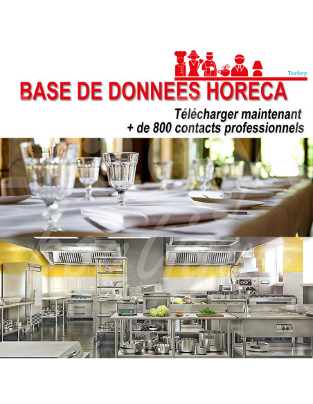 Base de données Horeca Grossiste Turquie Annuaire grossistes en Turquie - 1
