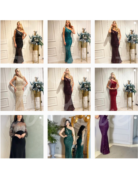 0059 Grossiste Turquie Evening dress - 3