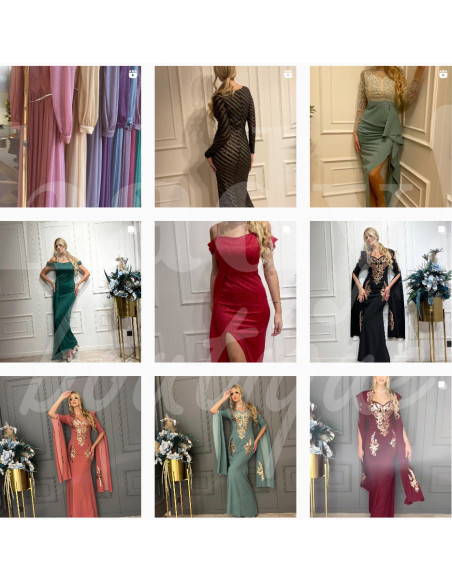 0059 Grossiste Turquie Evening dress - 4