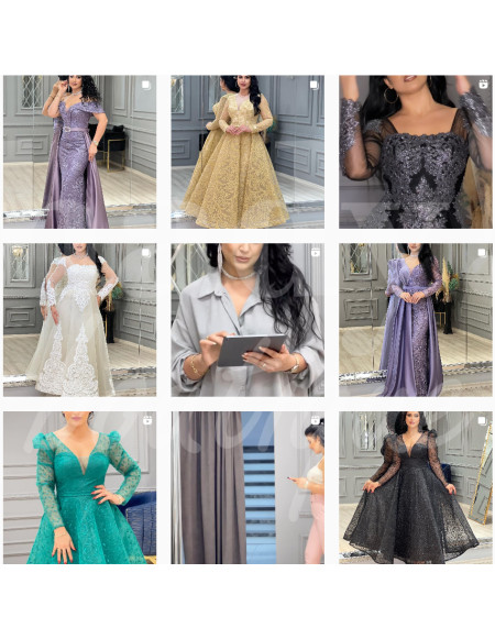 0063 Grossiste Turquie Evening dress - 3