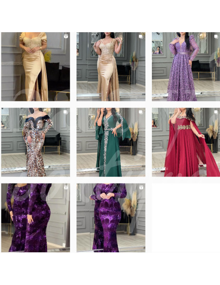0063 Grossiste Turquie Evening dress - 4