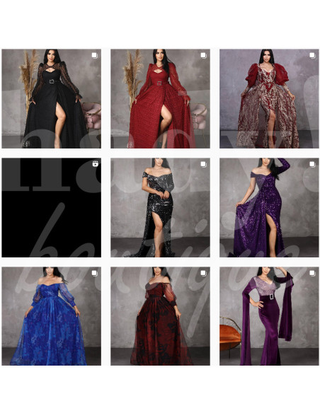 0067 Grossiste Turquie Evening dress - 5