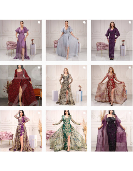 0067 Grossiste Turquie Evening dress - 3