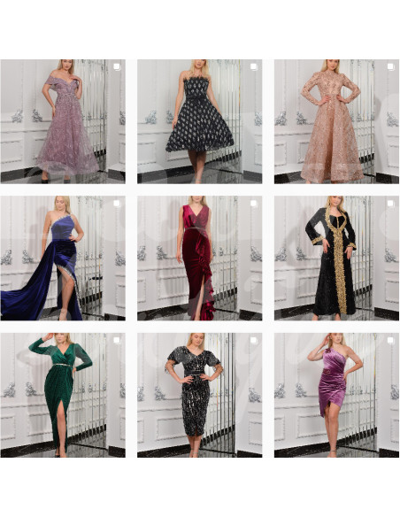 0068 Grossiste Turquie Evening dress - 4