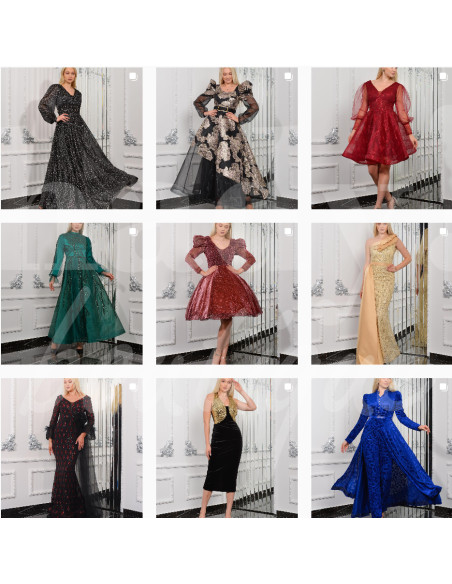 0068 Grossiste Turquie Evening dress - 5