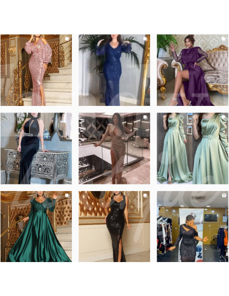 0070 Grossiste Turquie Robe soirée - 2