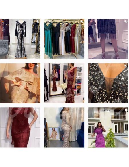 0070 Grossiste Turquie Robe soirée - 4