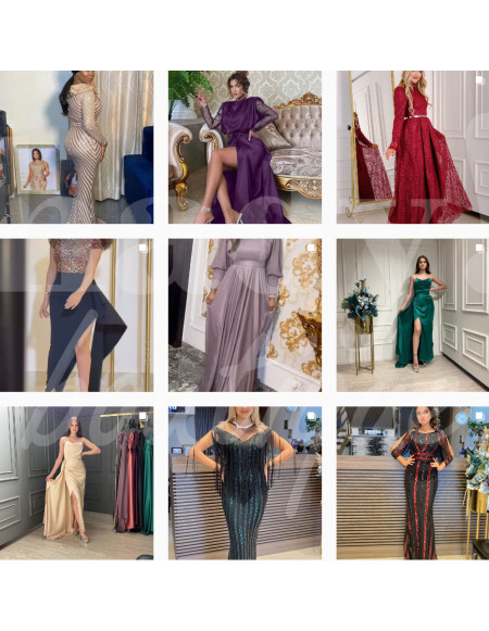 0070 Grossiste Turquie Robe soirée - 5