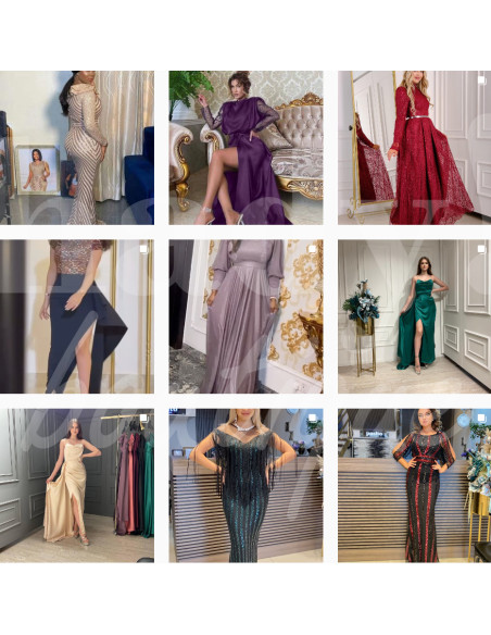 0070 Grossiste Turquie Robe soirée - 5