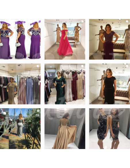 0504 Grossiste Turquie Robe soirée - 3